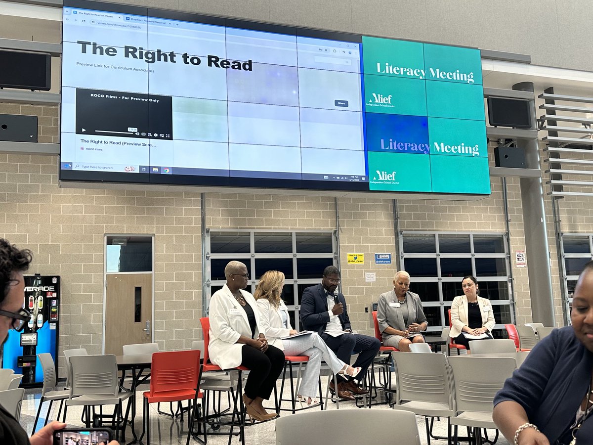 “Literacy is the currency of the 21st century.” -Dr. Tracy White Weeden ⁦<a href="/AliefISD/">Alief ISD</a>⁩