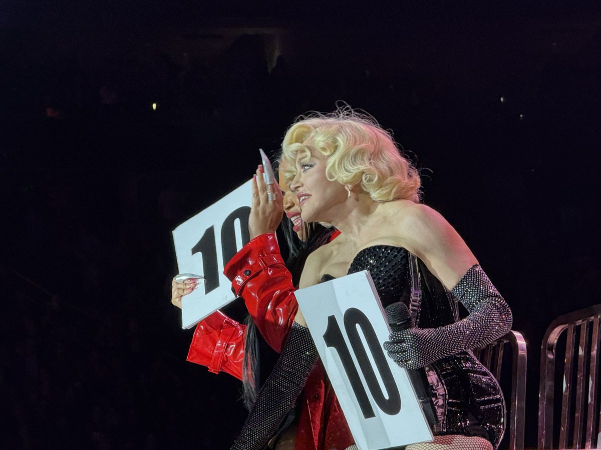 My iphone selected this as the picture of the day.  Loved seeing ⁦<a href="/Madonna/">Madonna</a>⁩ ⁦<a href="/TMobileArena/">T-Mobile Arena</a> this past March⁩.  Was the best concert I had ever seen! #madonna