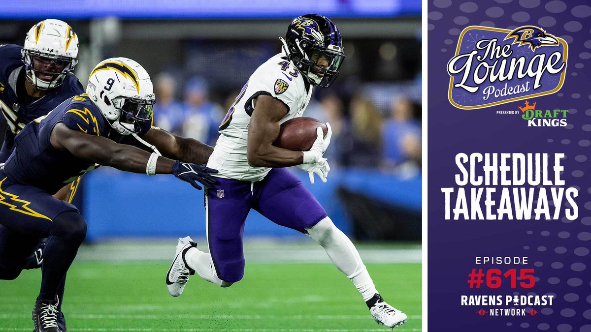 The wait is over! The Lounge breaks down the Ravens 2024 schedule plus it's time for the annual Travel Draft. Listen here: rvns.co/thelounge