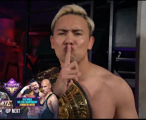 It's actually impressive how quickly and easily Kazuchika Okada adapted to tv wrestling. He's having great matches and always says something memorable even if he gets only 10 seconds of promo. He's just the best.