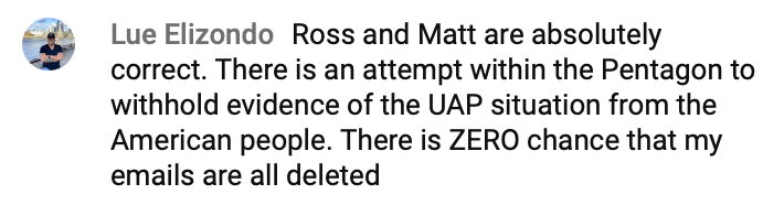 From @LueElizondo on @GoodTroubleShow:

#EndUAPSecrecy #ufotwitter #ufoX #uaptwitter #uapX