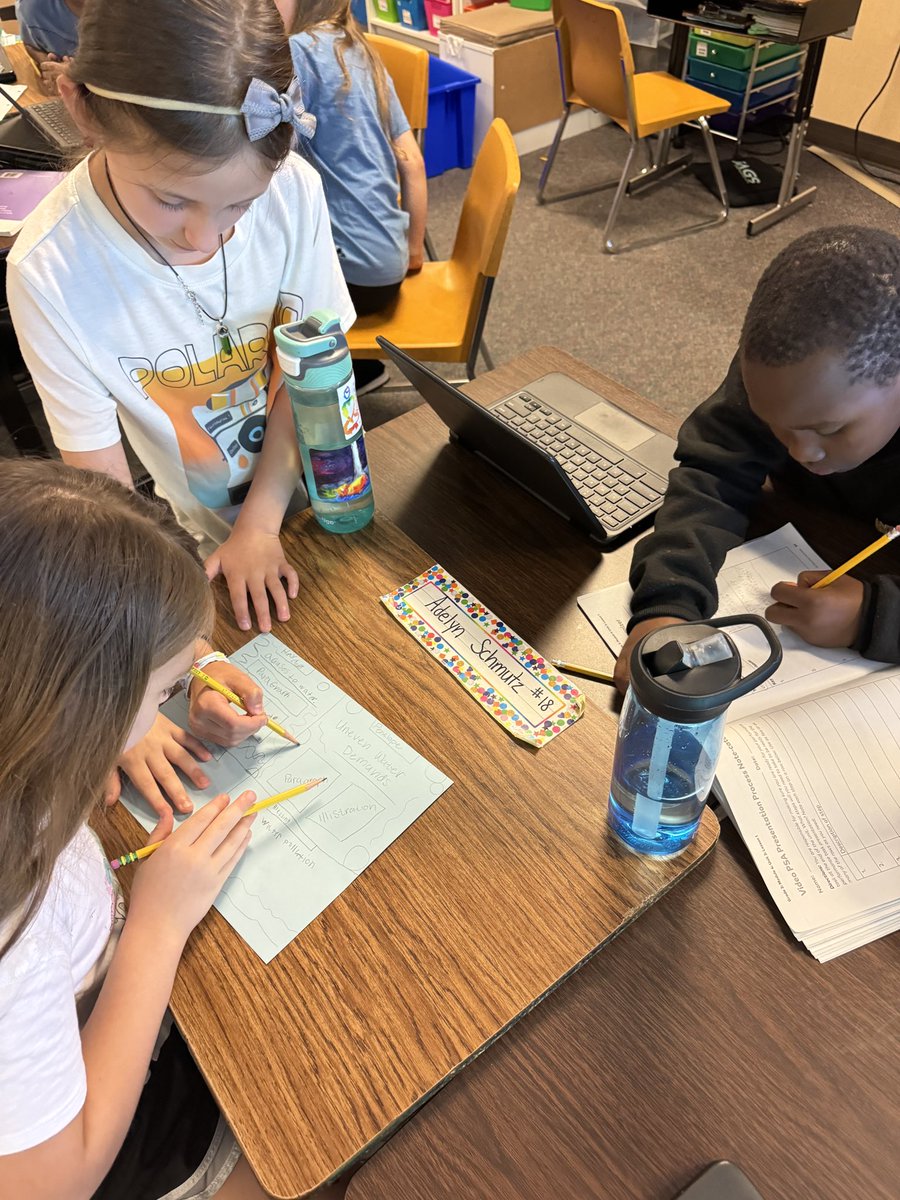 Mrs. @jennifer_filer’s third grade class at @jtownelementary is working hard to prepare their @ELeducation PSA for Module 4 and they cannot wait to share them! Love that students are still engaged with only 6 days left of school! @JtownElemAP @PilleErin