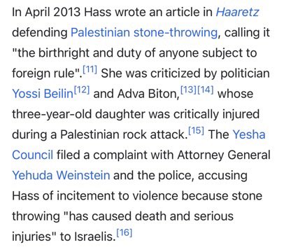 So @columbiajourn found an Israeli journalist who endorses terrorism against Israelis to speak at their graduation ceremony today. Perfect. en.m.wikipedia.org/wiki/Amira_Hass