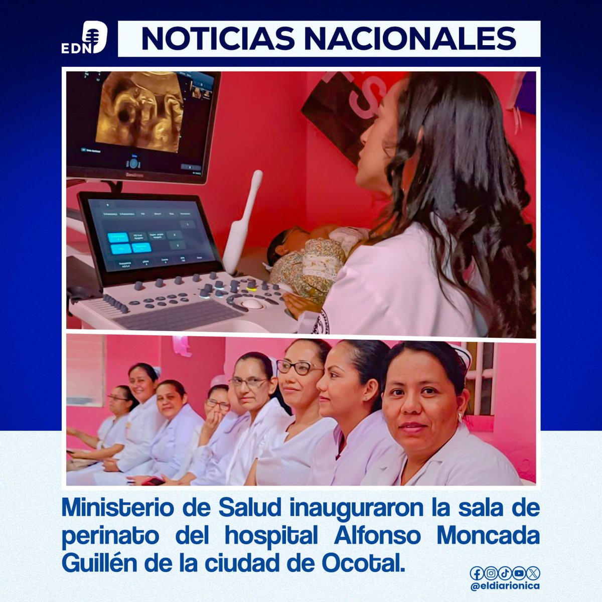 Estrenan sala de perinato en hospital de Ocotal. #Nicaragua #15mayo