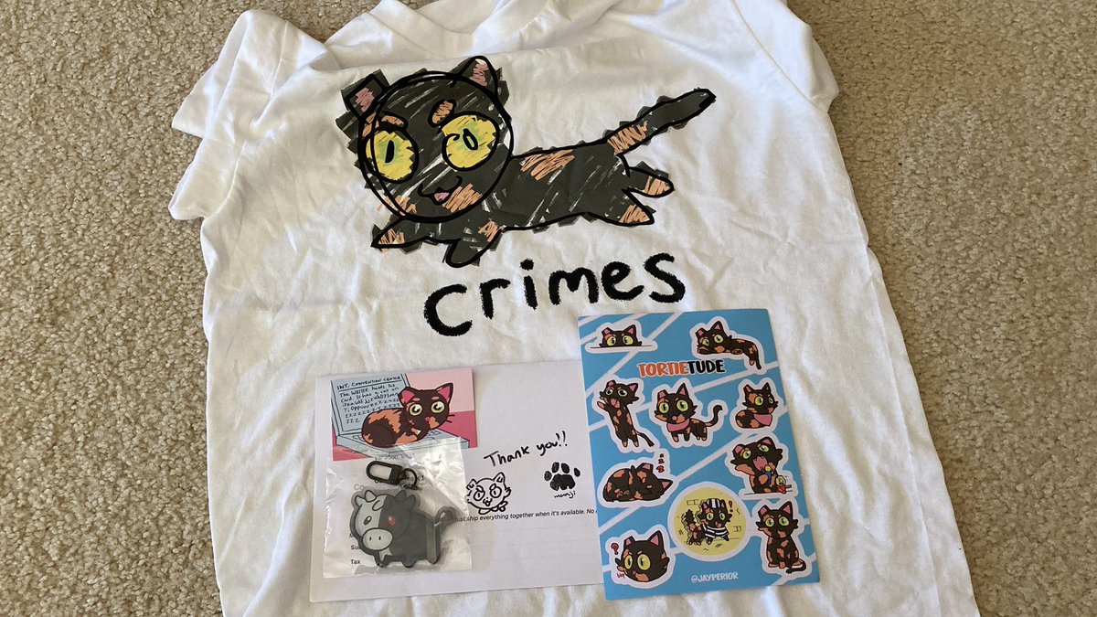 Just got <a href="/jayperior/">Jayperior</a> merch! Thank you for the high-quality cuteness! Happy to fund Munji’s medical bills 😊