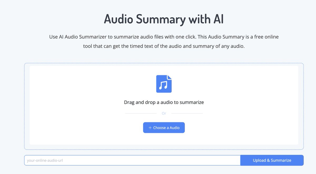ipengwenyuan's tweet photo. 🔊 Exciting News! Introducing Audio Summary by NoteGPT!
🎶 Easily summarize audio files or online URLs into transcriptions, AI summaries, and mind maps. Say goodbye to long listening sessions - join us now! Plus, it's FREE!
👉: https://t.co/SynEJ0XxyK #AudioSummary #AI #Free https://t.co/y5evNeB1Pe
