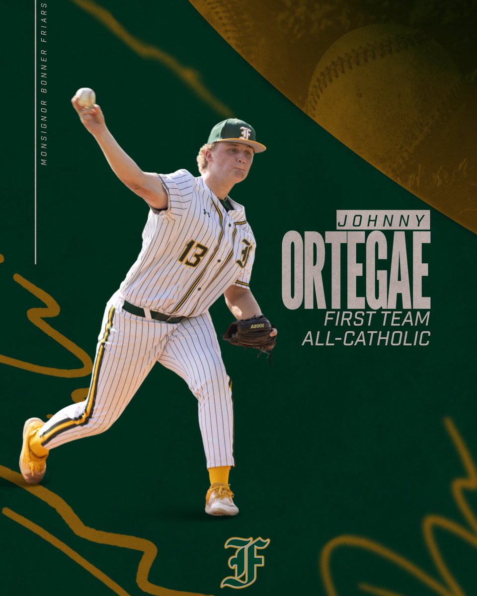 Friars were well represented on the 2024 All-Catholic ballot. Congrats to our 7 selections:

⚾️1st Team - Quinn Bryan
⚾️1st Team - Austin Cannon
⚾️1st Team - Johnny Ortegae