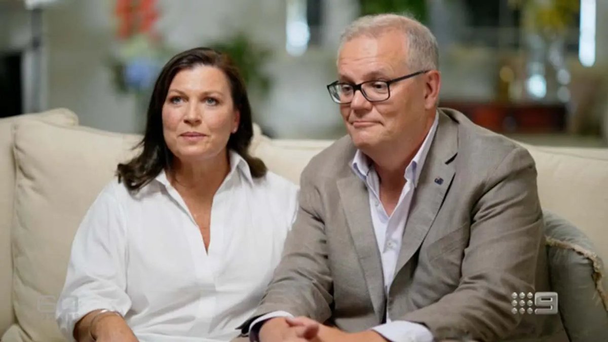 BREAKING: Jen Morrison Prepares To Sit ScoMo Down And Explain To Him How Paying Hush Money To Hide An Affair From The Media And Your Pregnant Wife Is Morally And Potentially Criminally Wrong. #auspol