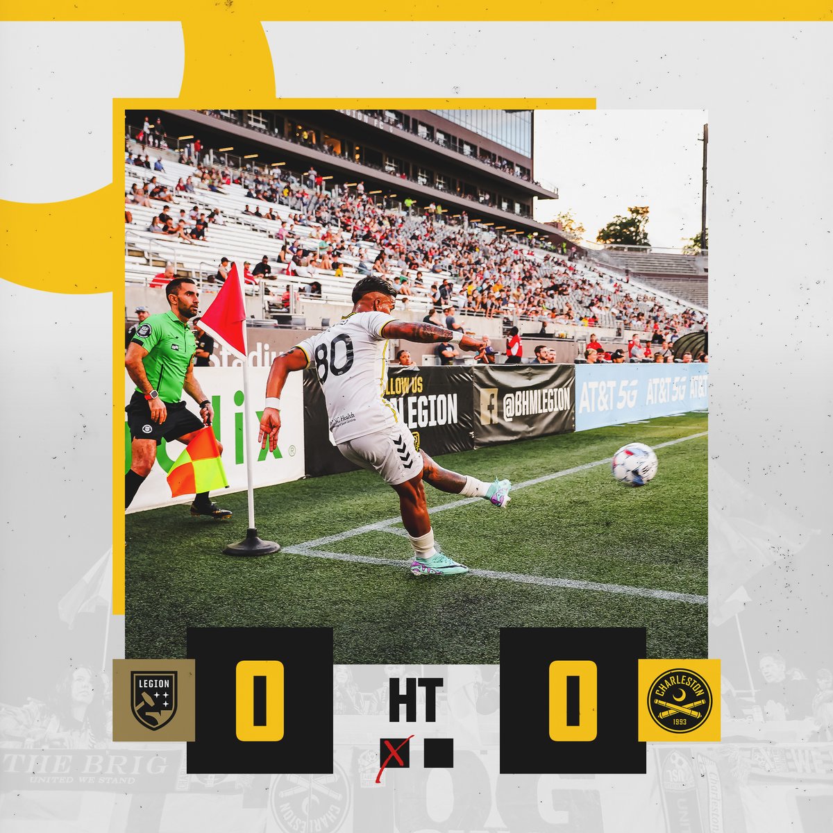 HT | All square after the first 45 minutes.

#BHMvCHS | #CB93 #FortifyAndConquer