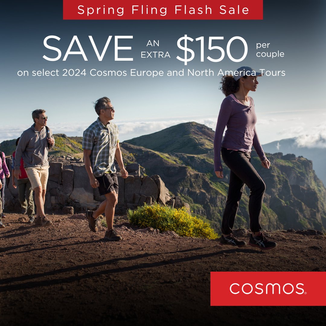 Spring Fling Flash Sale

Booking Window: May 15-20, 2024
Travel Window: May 15-Dec 31, 2024

#HobbitzTravel2024 #TravelBestBets2024
#2024VacationPlanning #EscapeTheRatRace 🐀
#VacationIsCalling2024🗺
#TheTimeToBookIsNow2024⏳
#EscortedTours2024🚌
#PictureYourselfHere2024📷