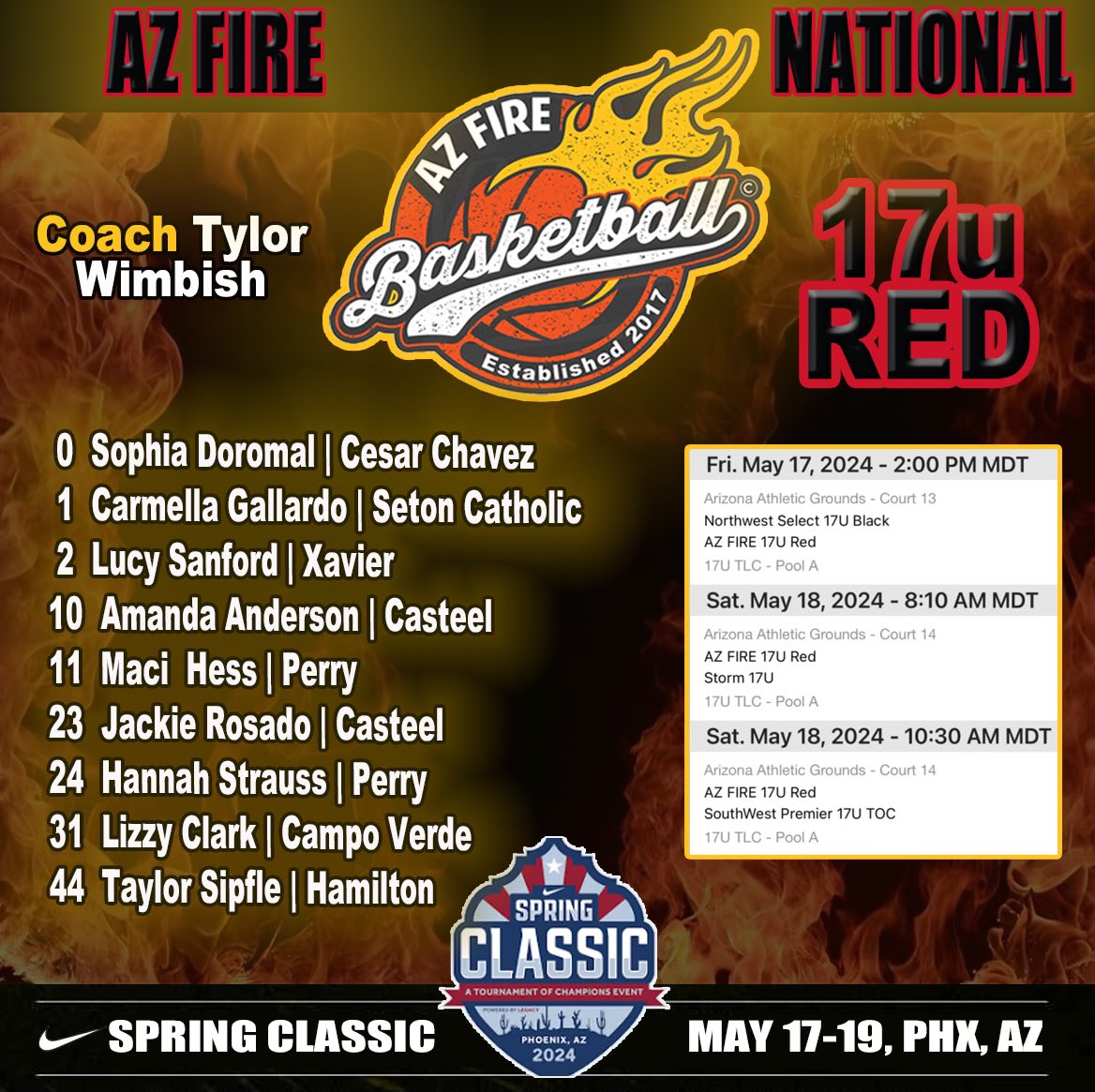 AZ FIRE Basketball Club tweet media