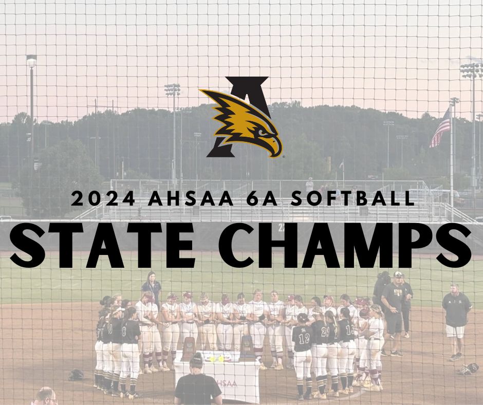 STATE CHAMPS We are thrilled for our Athens High School Softball! Congrats on a tremendous accomplishment. We are so excited that you are bringing the #BlueMap home! It's truly great to be a Golden Eagle! #oneAthens #athensproud #statechamps