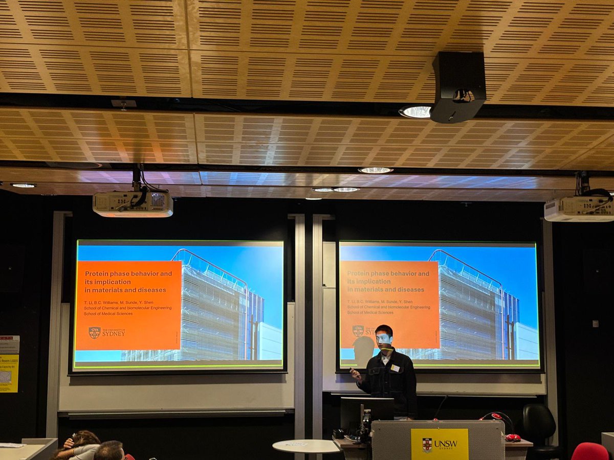 Our Ph.D students, Dea &amp; Joey presented at Sassy2024 yesterday! Thank you for hosting <a href="/SWPrescott/">Stuart Prescott</a> #SydneySoftSurfaces