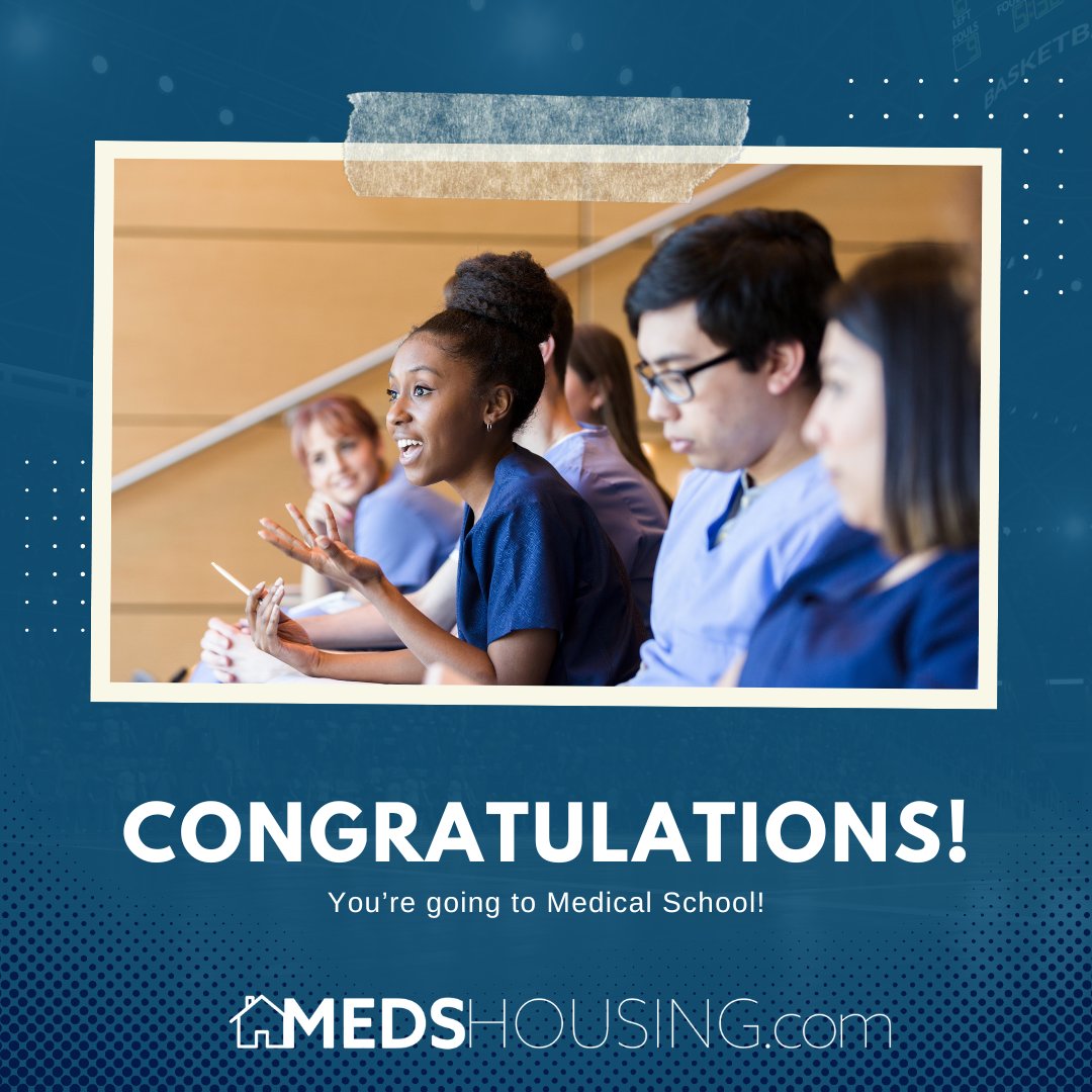 Huge congratulations from the #MedsHousing team to everyone who received their acceptance to #MedicalSchool in Ontario this week!
All your hard week has paid off & now that you know where you’re headed, don’t forget visit MedsHousing.com to find the perfect place to live!