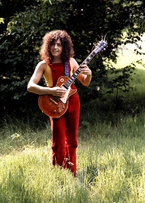 Marc Bolan in 1970. Photo by Barrie Wentzell.
