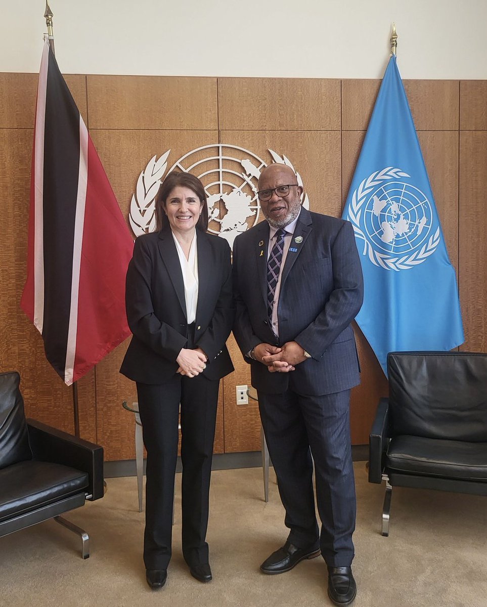 Had a productive meeting today with @UN_PGA H.E. Dennis Francis, reaffirming our strong collaboration. Discussed outcomes of Financing for Development #FFD, importance of Operational Activities for Development Segment (OAS), and the issue of Artificial Intelligence #AI. Also