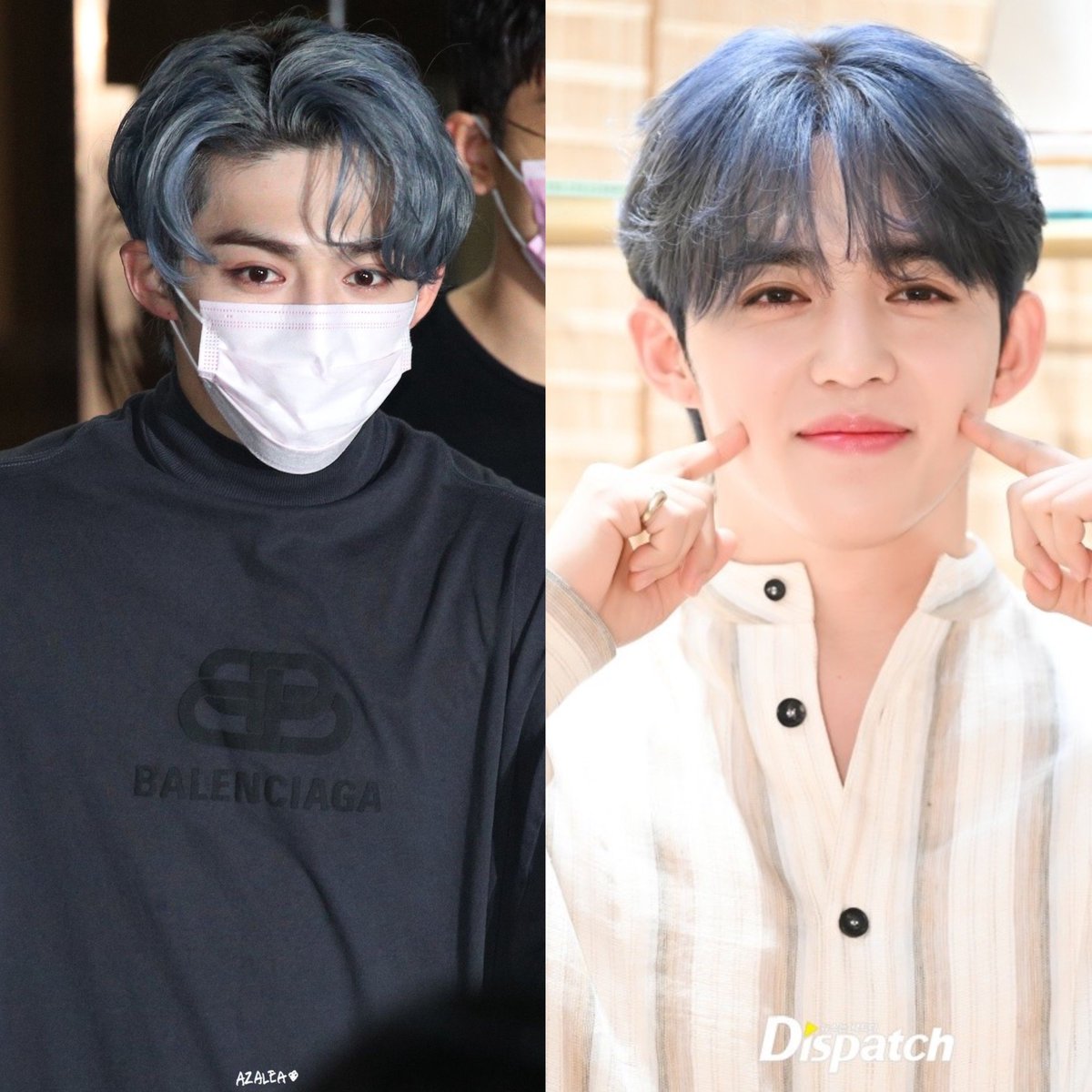 seungcheol blue hair 💙🖤 2020 2024