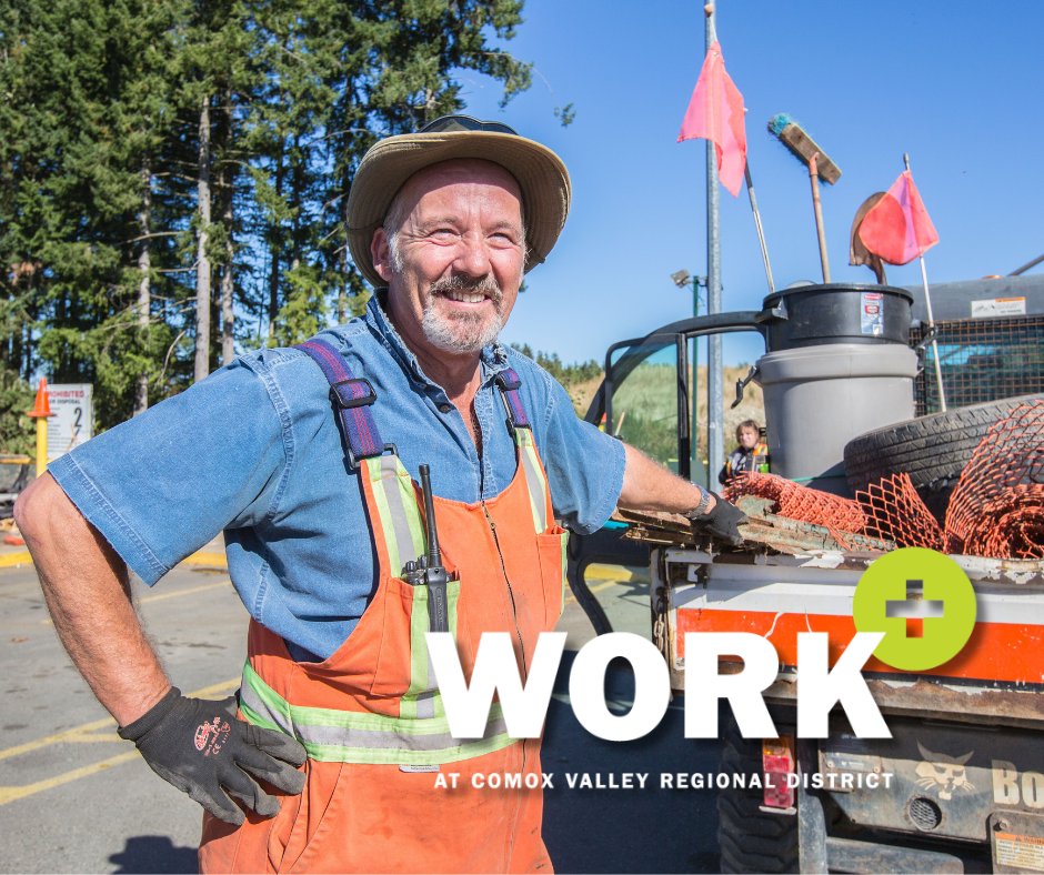 We are accepting applications for a part-time Waste Management Attendant to join our Engineering Services team for a period of up to six months or until the return of the incumbent. Learn more about this role and apply online visit, comoxvalleyrd.ca/jobs
#ComoxValleyRD #Jobs