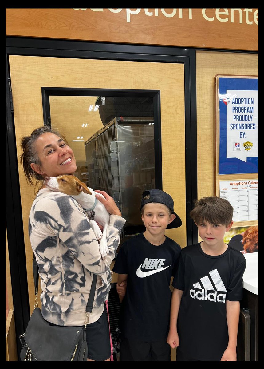 😍Adopted!!😍 Congratulations to super sweet and cuddly Eliza! She has found a wonderful home with two human brothers who were so excited to take her home and love her fur-ever!! ❤️ #gotchaday #fureverhome #puppies #petsmartcharities #whiskerwednesday