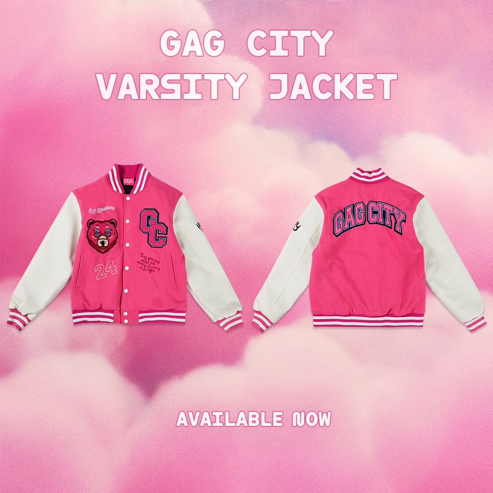 NICKIMINAJ's tweet image. us.umusic-online.com/t/cr/AQiwwg4Q5… 

You’ve been asking. It’s here. #GAGCITYVarsity jackets are HERE!!!!