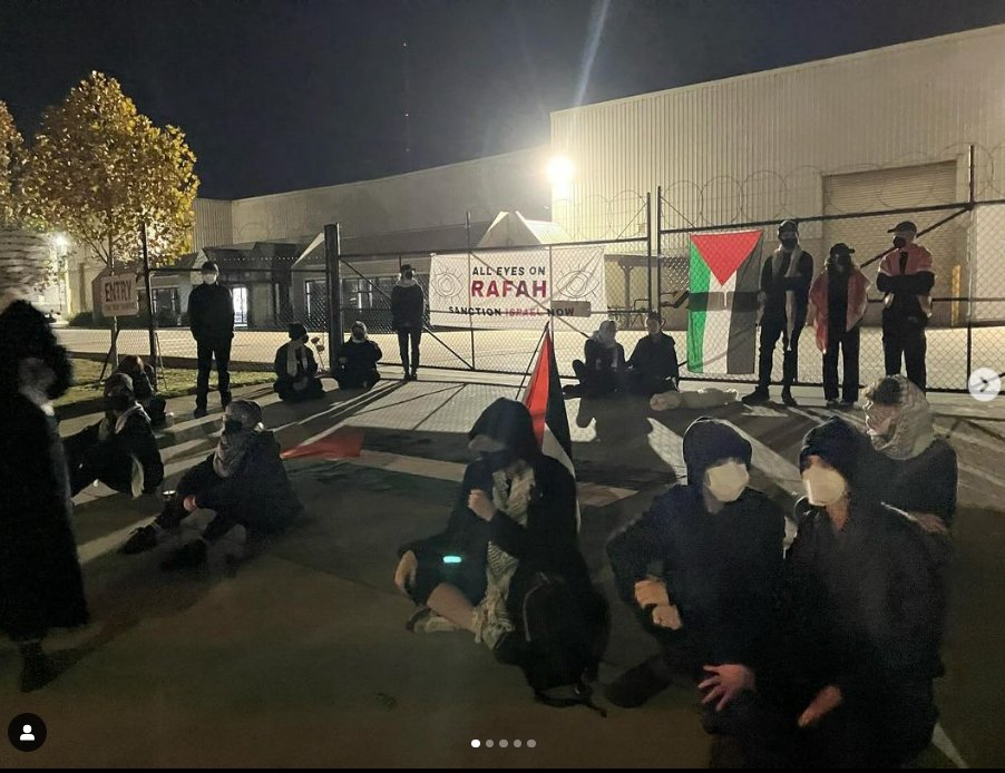 Rosebank Engineering shut down in Kaurna Yerta / Adelaide on Nakba Day.

Australia must stop manufacturing parts for F-35 jets that continue to fuel the Gaza genocide.
#shutitdown