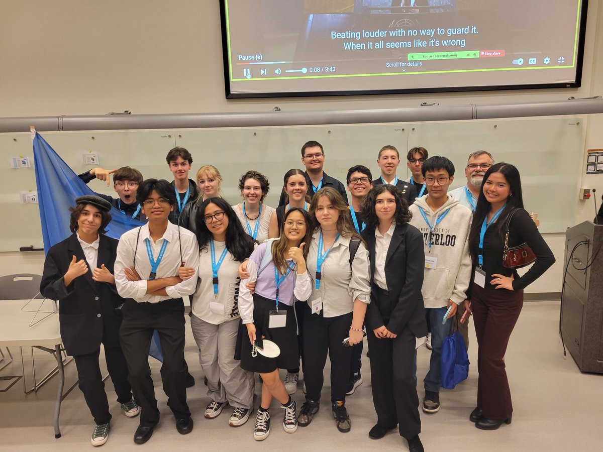 David Jaeger (@davidrjaeger) on Twitter photo <a href="/StDavidCeltics/">St David Catholic Secondary School</a> ready for their important work at the <a href="/WaterlooCDSB/">Waterloo Catholic DSB</a> Model UN.
We know you are #WCDSBAwesome change-makers! Thank you Mr. Kraehling. <a href="/TyroneDowling/">Tyrone Dowling</a> <a href="/berryonline/">Berry Vrbanovic</a> <a href="/DorothyMcCabe/">Dorothy McCabe (she/her)</a> <a href="/StDavidCeltics/">St David Catholic Secondary School</a> ready for their important work at the <a href="/WaterlooCDSB/">Waterloo Catholic DSB</a> Model UN.
We know you are #WCDSBAwesome change-makers! Thank you Mr. Kraehling. <a href="/TyroneDowling/">Tyrone Dowling</a> <a href="/berryonline/">Berry Vrbanovic</a> <a href="/DorothyMcCabe/">Dorothy McCabe (she/her)</a>