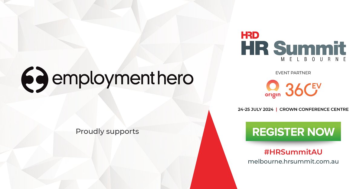The 2024 HR Summit Melbourne is proudly partnered with @EmploymentHero.

The summit is happening on July 24-25, 2024 at the Crown Conference Centre!

Register here: hubs.la/Q02x2RDy0

#HRSummitAU #FutureofHR #WorkforceChallenges #HRLeadership
