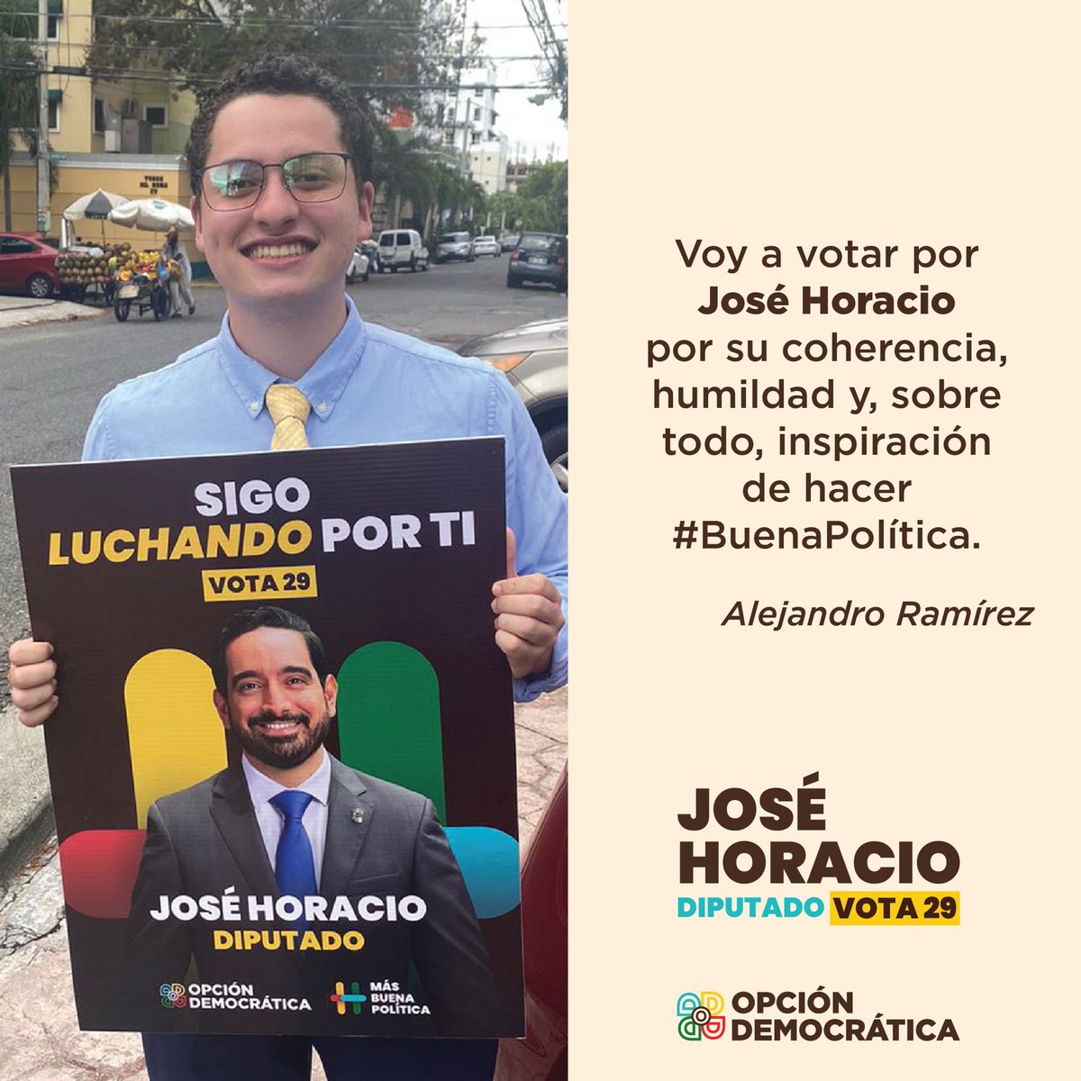 #JoseHoracioDiputado #OpcionDemocratica #Vota29