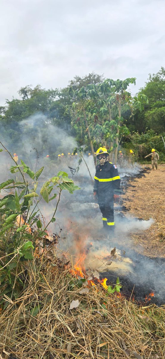 phsallenave's tweet image. La @CoopSecuDefense 🇫🇷🇧🇴 se porte bien avec @SecCivileFrance @UIISC5CORTE 
Début de semaine atypique
1️⃣ techniques FDF depuis bateau pompe 
2️⃣ démonstration utilité feu tactique + brûlage dirigé 
Toujours en action avec @roos_helene @FranceBolivie