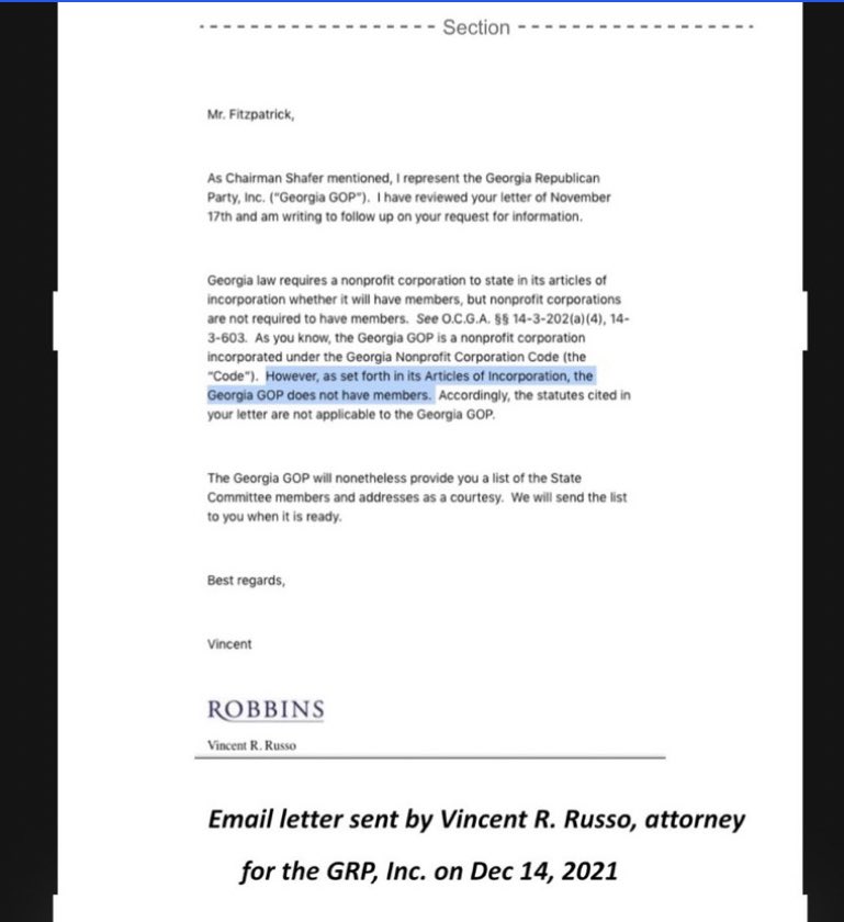 Looks like Victoria Thompson is not just an impish, disconnected Capitol gopher “waiting on the Lord” and headed to law school as her mother claims. She is ON THE TEAM (with Fuchs / Elections) with “nothing” to offer @FaniforDA. @gaballots @bkppolitics @csthetruth @GA_Record