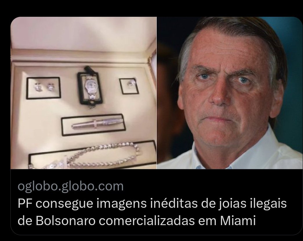 23:59 - Polícia encontra imagens de joias vendidas ilegalmente por Bolsonaro. 00:00 - Bolsonaro não receberá alta, e a previsão é de que saia do hospital apenas em 2026.