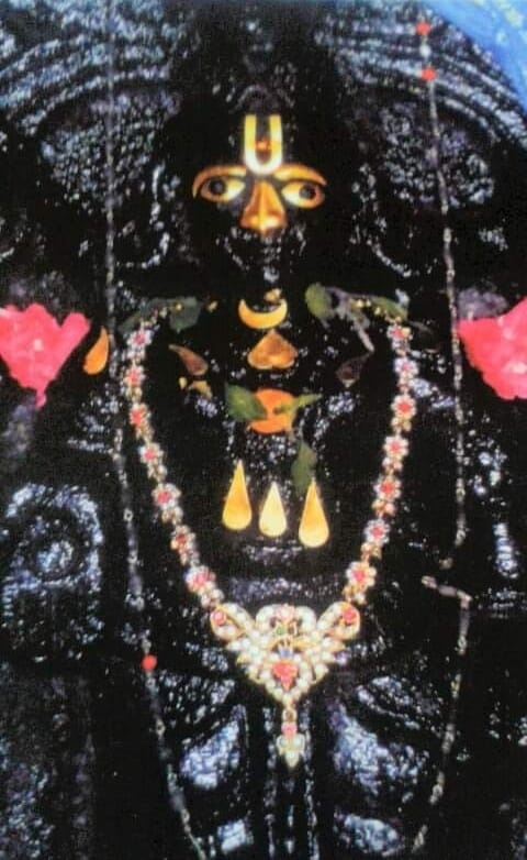 Mantralaya Srinivasa Devaru 🙏🙏🙏 (carved & installed by Sri GuruRaayaru) #Mantralayam #SriRaghavendraSwamy #LordVenkateswara