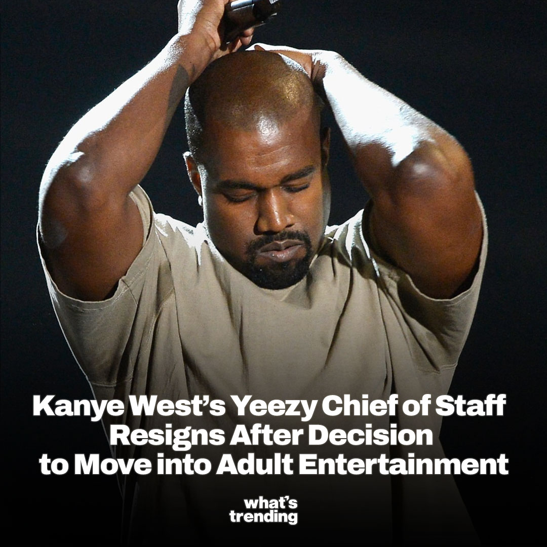 The Chief of Staff of Kanye West’s company, Yeezy, resigned over concerns regarding the company’s decision to move into adult entertainment. 🔗: whatstrending.com/video/kanye-we…