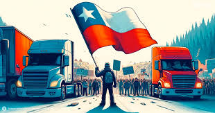 parrigorri's tweet photo. #ElparodeCamionerosSigue. CAMIONEROS DEL NORTE SIGUEN EN PARO, EXIGEN ESTADO DE EXCEPCIÓN Y EXPULSIÓN DE EXTRANJEROS CON ANTECEDENTES PENALES. Esta movilización ha generado un amplio debate en torno a la seguridad y la política migratoria del país. https://t.co/HcH3JGYdiQ