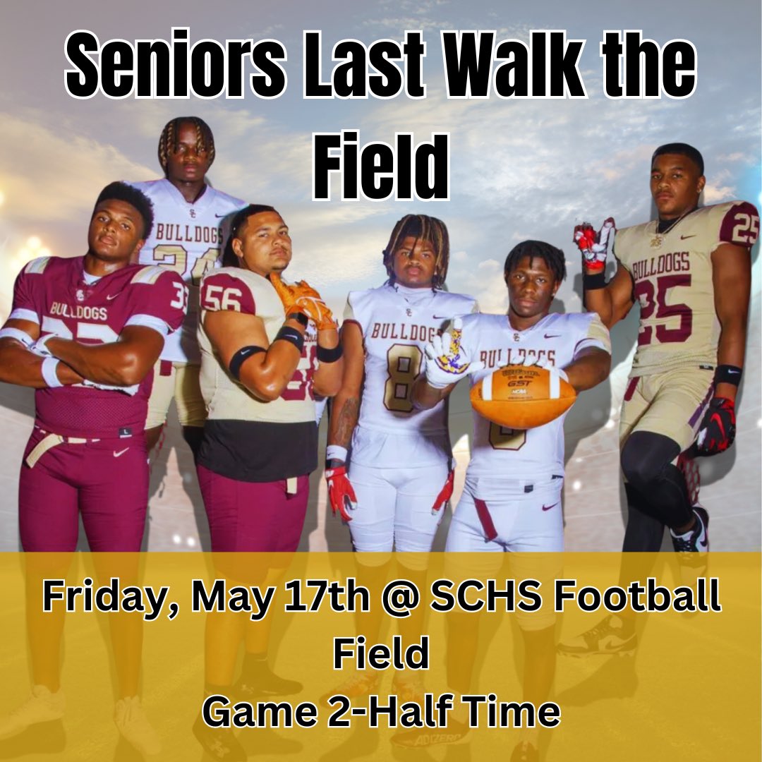 Come see our State Finalist Seniors off at halftime this Friday! #ALLIN