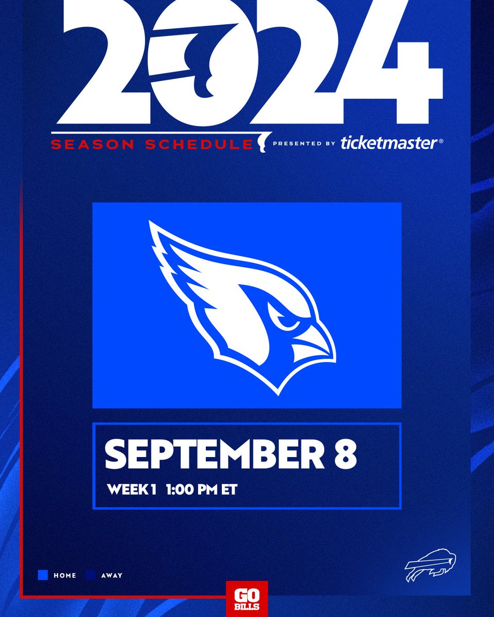 There's just something about Sunday at 1PM. 🤩 Everything you need to know about our 2024 schedule: bufbills.co/3QO5WfT