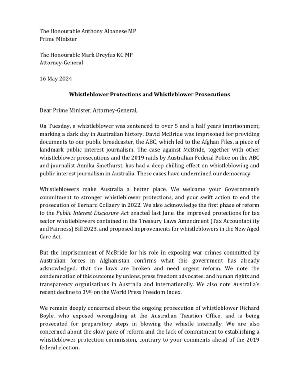 DavidShoebridge's tweet photo. Today I was proud to join with all my Greens colleagues, the vast majority of the Cross Bench and millions of Australians to urge the Attorney General to obtain a full pardon for war crime whistleblower David McBride.⁣
⁣
This is his last, best, chance for freedom.⁣ https://t.co/9SiWh4jpVL