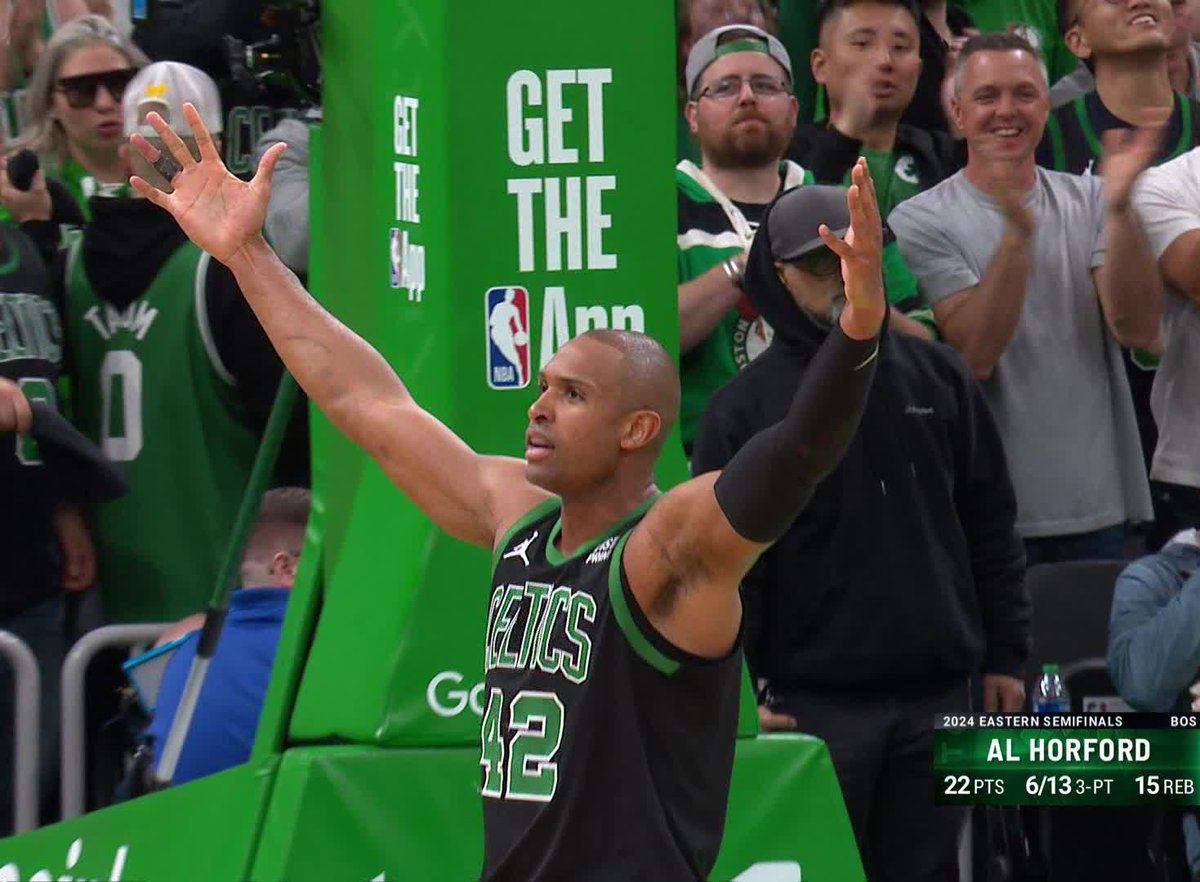 CELTICS ARE HEADED TO THE CONFERENCE FINALS FOR THE THIRD STRAIGHT YEAR ☘️