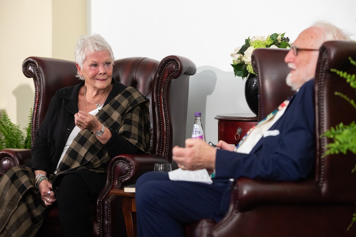In Conversation with..., 2020 with Sir Stanley Wells Photographer: John Cairns #JudiDench #InConversationWith #SirStanleyWells