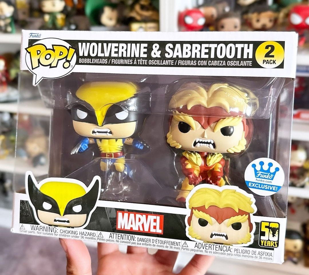 Here's a better look at the Wolverine & Sabertooth 2-Pack!

Credit @funkofunkyj 
-
#funko #funkopop #funkopopcollection #funkoaddict #funkopops #funkocollector #anime #manga #funkofamily #skittlerampage #wolverine #marvel #sabertooth #comics