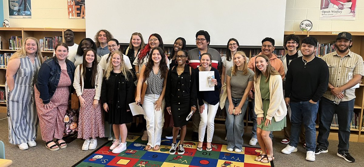 Year 1 @WCPSSfuturetchr had a wonderfully busy day. 🚍 Thank you to our friends at @AlstonRidgeMS, @eastwakehs, & @WalnutCreekES for opening your schools and allowing us to see “Equity and Excellence” in action! #wcpssfutureteachers @recruitwcpss