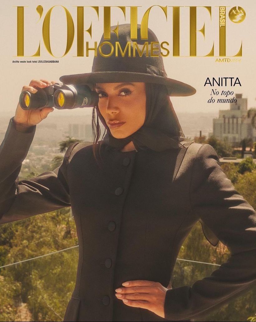 Anitta looking stunning gracing the cover of L’Officiel Hommes Brasil. 🔥