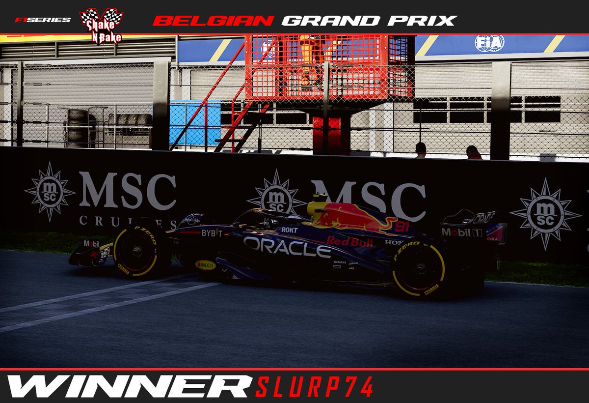 Race #2 with SnB for Slurp, and win #2! He gets it done at the Belgian Grand Prix!