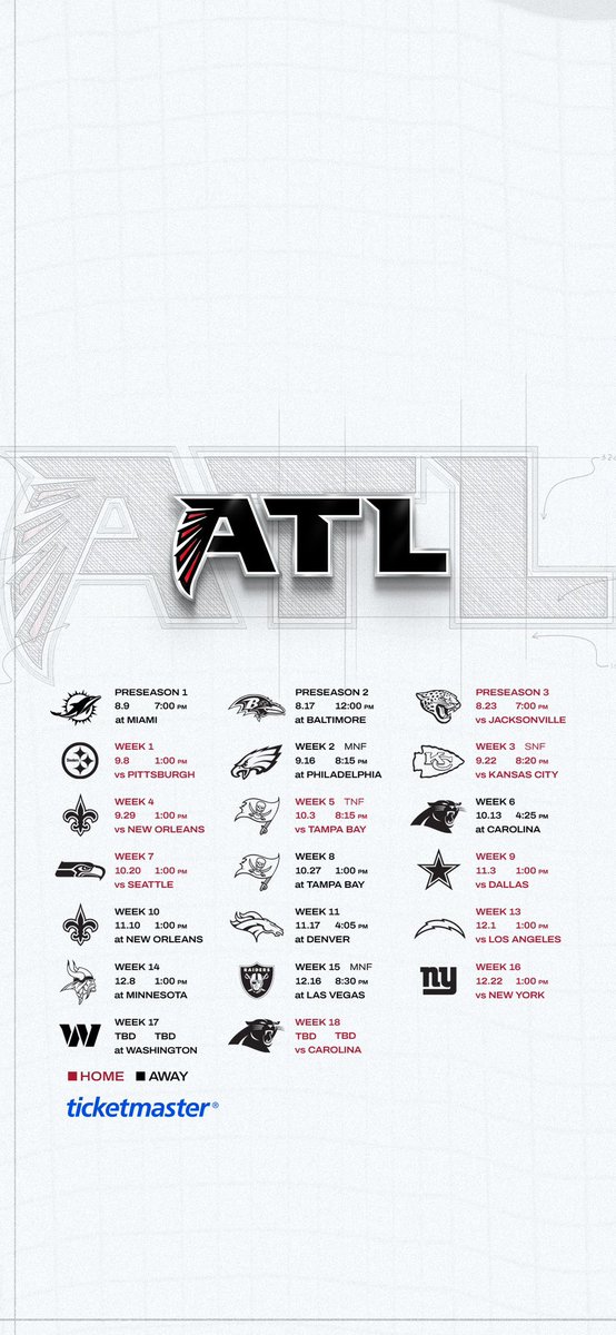The streets need some new wallpaper atlfal.co.nz/2024Schedule @NFL Schedule Release @NFLNetwork | NFL+