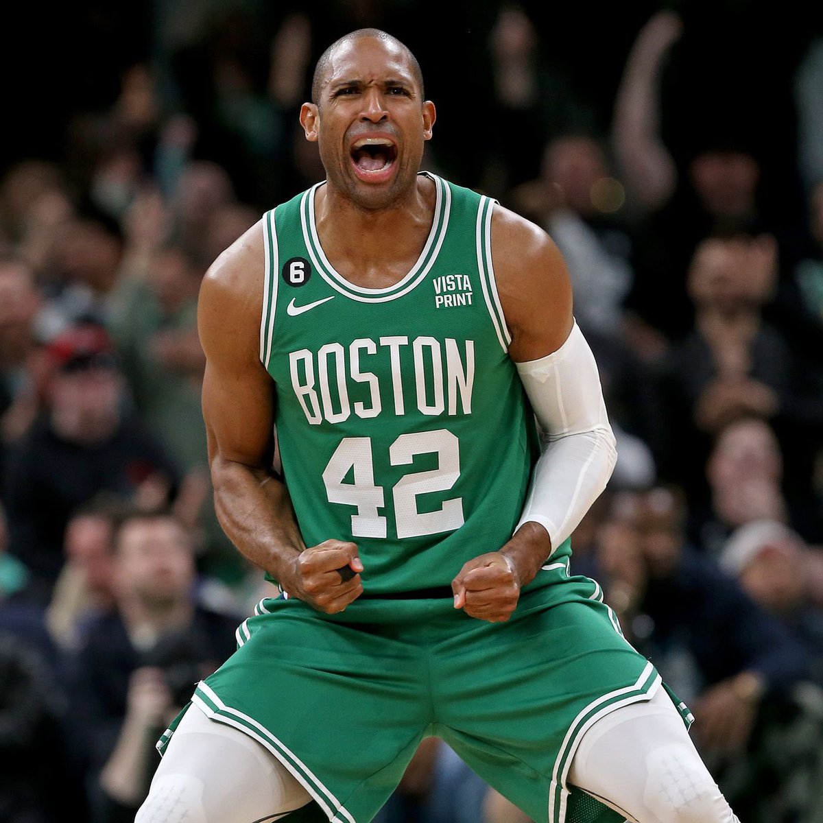 Al Horford won us this game. He got the crowd into the game, played amazing defensively, and hit his shots. The OG.