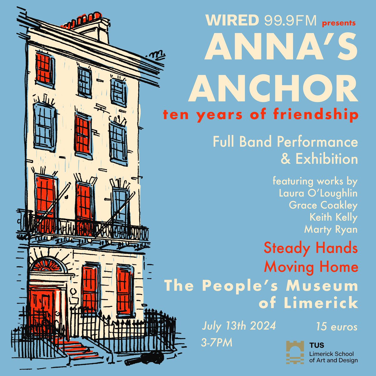 Only 5 tix left for Limerick w/ <a href="/annas_anchor/">Anna's Anchor</a>! Get it!