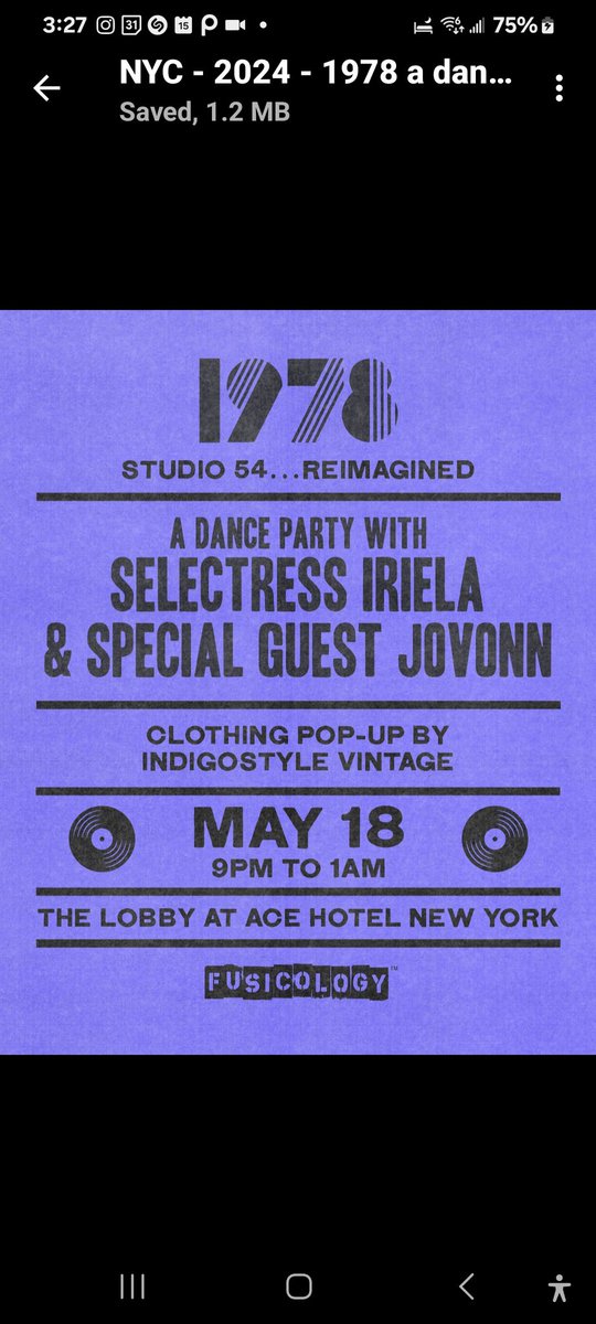 Do you love #housemusic with #soul? Saturday in #NewYorkCity we got something for your mind body n soulllllll @Jovonnarmstron4 of #BodyandDeep is joining me for my residency @1978events @acehotelnewyork 💃🎶 9pm till late with a Pop Up Shop and all night happy hr!!!