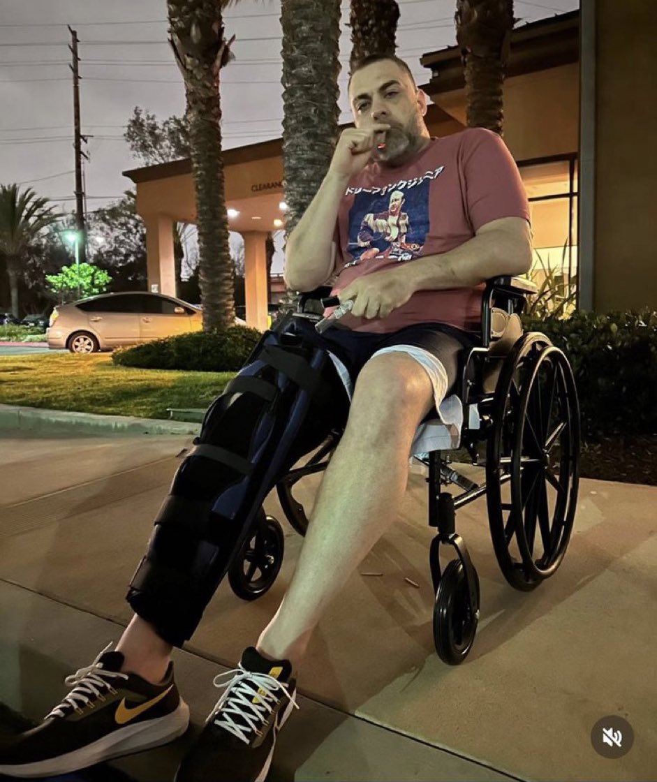 Eddie Kingston appreciation post. Eddie is in a wheelchair. We wish Eddie Kingston a speedy recovery!