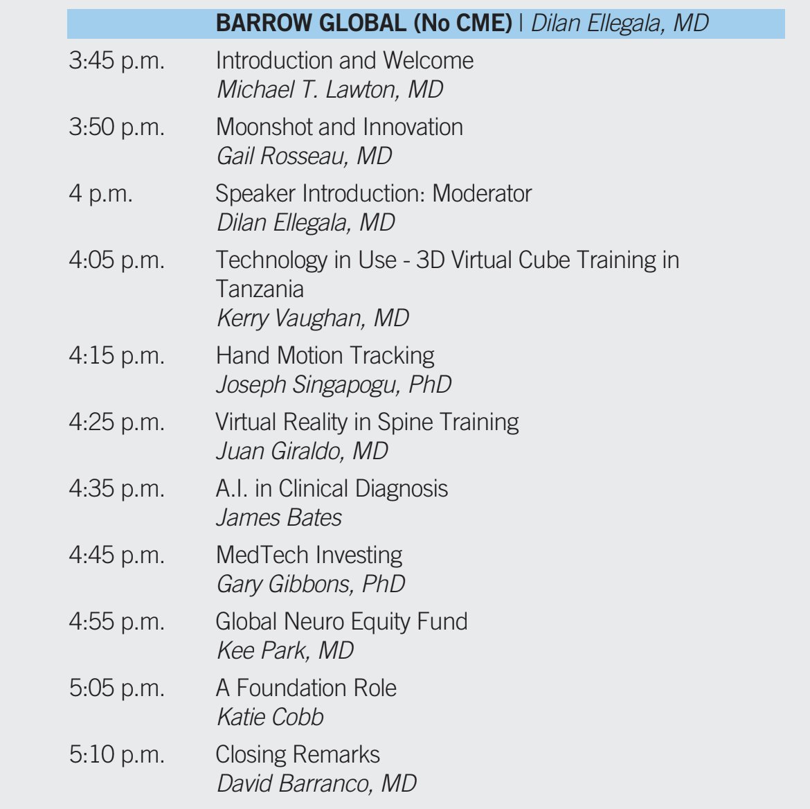 Kee Park (@keepark) on Twitter photo Honored to give the keynote at the <a href="/BarrowNeuro/">BarrowNeurological</a> 2024 Neurosciences Symposium. <a href="/mtlawton/">Michael T. Lawton, MD</a> <a href="/DrDBEllegalaMD/">Dilan Ellegala</a> <a href="/kerryvaughanmd/">Kerry Vaughan</a> <a href="/grosseaumd/">Gail Rosseau</a> have put together an impressive forward-thinking #GlobalNeurosurgery program. 💪🙌👏 Honored to give the keynote at the <a href="/BarrowNeuro/">BarrowNeurological</a> 2024 Neurosciences Symposium. <a href="/mtlawton/">Michael T. Lawton, MD</a> <a href="/DrDBEllegalaMD/">Dilan Ellegala</a> <a href="/kerryvaughanmd/">Kerry Vaughan</a> <a href="/grosseaumd/">Gail Rosseau</a> have put together an impressive forward-thinking #GlobalNeurosurgery program. 💪🙌👏