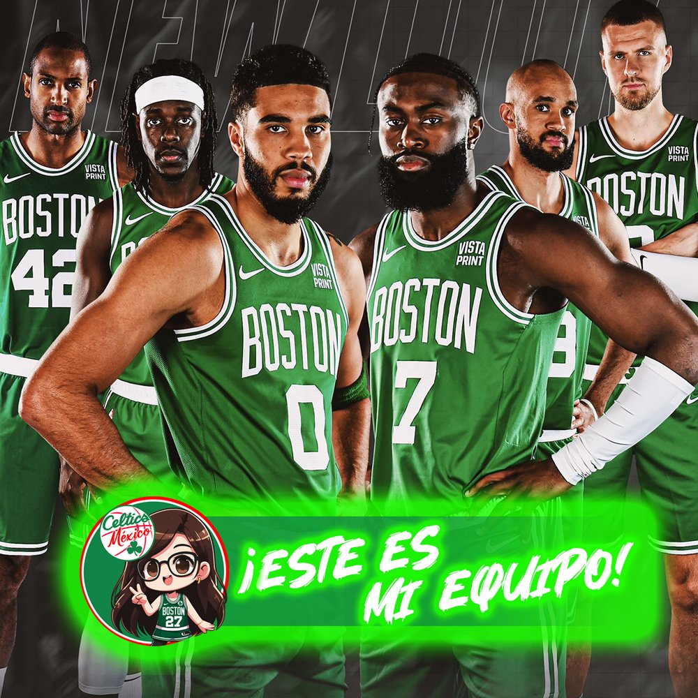 ¡ÉSTE ES MI EQUIPO! 💚☘️💚☘️💚
#Celtics #Boston #BleedGreen #SomosLosCeltics #CelticsMéxico #DifferentHere #NBA #NBAPlayoffs